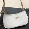 Borse a tracolla da donna classica borsa sottobraccio vintage in PVC borsa mahjong alla moda con tracolla a catena borsa a tracolla portatile consegna veloce e con scatola