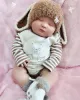 Dolls 24inch Huge Size Already Painted Reborn Doll Kits Parts 3D Painted Skin Many Visible Veins With Pacifier Gift and Cloth Body