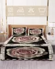 Bed Skirt Pink Rose Flower Wooden Frame Elastic Fitted Bedspread With Pillowcases Mattress Cover Bedding Set Sheet