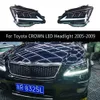 High Beam Angel Eye Projector Lens For Toyota CROWN LED Headlight Assembly 05-09 Turn Signal Daytime Running Light Front Lamp Headlights