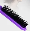 Brosses à cheveux professionnelles, peigne pour taquiner le dos, outils de coiffure à ligne fine, 6 couleurs