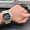 richarsmilles luxury watchメカニカルウォッチメカニカルムーブメントセラミックダイヤルラバーストラップデザイナービジネスRM6101機械fi