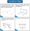 Accessories Soundbar Wall Mount Brackets for LG SH4 SJ4R SJ4Y SJ4 SJ2 SK4D SJ5B SH8 SJ8S SH5 HS7 SJ6 LAS455H NB5540/S54A1D NB4540/S44A1D