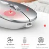 マウスワイヤレスマウスBluetoothマウスゲーマー充電式コンピューターマウスワイヤレスUSB人間工学に伴うマーズサイレントマウスのiPad/mac/laptop