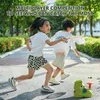 Barn utomhusspel Flying Discs Air Rocket Launcher fötter Monterad Flying Saucer Interactive Garden Sports Toy for Children 240226
