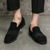 Chaussures habillées hommes Slip-On formel résistant à l'usure antidérapant pour les affaires Sapatos Formais Masculinos hommes