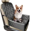 Bolsa transportadora para cães, capa dobrável para viagem, frontal/traseira, cinto de carro, rede à prova d'água, segurança para animais de estimação, com cesta de assento, malha