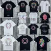 2024 Mens Classic T Shirt Heart Fashion Ch High Quality Brand Letter Sanskrit Cross Pattern Sweater T-shirts Designers Chromes Pullover Tops Cotton Tshirts 192