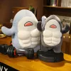 Kissen 45/60 cm niedlich trainiert Hai Plüschspielzeug gefüllt Mr. Muscle Animal Pillow Beschädigung Kissen Puppengeschenke für Kinder Kinder Mädchen Mädchen