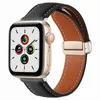 Apple Watchのためのデザイナーラグジュアリーレザーマグネティックバックルストラップ9 8 45mm 41mm Ultra 2 49mm Geniune Leather Band for IWatchシリーズ7 6 5 38mm 41mm 40mm DesignerCthlcthl