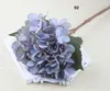 Dekoracyjne kwiaty wieńce sztuczne hortensea kwiatowy 47 cm fałszywe jedwabne pojedyncze hortensje na ślubne elementy domowe przyjęcie ślubne SF020H24229