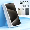 4G 크로스 국경 스마트 폰 X200 (3+32GB) 메모리 6.6 인치 대형 화면 대외 무역 통합 기계 원 조각 배송