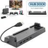 Adapter Highspeed USB 2.0 Hub Data Transmission Extern splitter med 4 utgångsportar för Nintendo Switch /Wired Pro Controller /JoyPad