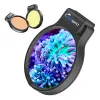 Parts Aquarium Fish Tank Flipper DeepSee Magnified Viewer 3/4 Times Optical Magnification To Display Coral Fish Decoration