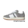 2024 Casual sneaker Campus 00s roze gloed heren dames platformschoen lage lederen trainers Og veganistisch wit kauwgom fluwelen schoenen heren sport