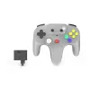 Gamepads Ny anländer 2.4G Wireless Joystick Game Controller för N64 Videospelkonsolspeltillbehör