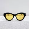 サングラスライトラグジュアリーストリートファッションキャットウィメンSL506クラシックカメのサングラスを厚くする酢酸ソーラーメス