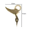 Broches Steampunk broche épinglette bijoux à la mode Costume équipement crâne unisexe pour vêtements manteau robes chapeau chemises