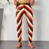 Ubrania mężczyźni bieganie rajstopów trening Legginsy Patchwork Patters Compression Pants 6 Kolor siłownia nosić mężczyzn seksowne siłownię nogawki sxl mallas hombre