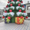 wholesale 6mH 20ft high Inflatable Christmas Tree Model with Gift Bags and Stars for Christmas Holiday Events or Malls Decoration