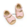 Babyschoenen Baby Meisje Zomer Sandalen Rubberen Zool Platte Antislip PU Leer Veelkleurig Baby 0-18M pasgeborenen ShoesH24229