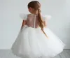 Платье для девочек-подростков Children039s, праздничная одежда, элегантное длинное фатиновое платье принцессы для маленьких девочек, детские кружевные платья для свадебной церемонии 220325671879