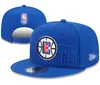 Los Angeles "Clippers''ball Caps 2023-24 Unisexe Mode Coton Baseball Snapback Hommes Femmes Chapeau de Soleil Broderie Printemps Été Casquette En Gros a0