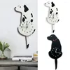 Wall Clocks Cute Wagging Tail Dog Design Clock Kids Bedroom Decor Living Room Unique Gift Creative Cartoon Mute DIY