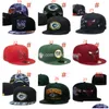 Ball Caps Wholesale Snapbacks Fitted Hats Embroidery Football Baskball Cotton Letter Black Red Mesh Flex Beanies Flat Hat Hip Hop Sp