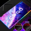 Pads Extra großes Counter Strike Global Offensive Mauspad RGB CS GO Led Mousepad 900x400 HUB 4 in 1 USB Maßgeschneiderte Gummi-Schreibtischmatten