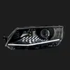 Front Lamp Daytime Running Lights Streamer Turn Signal Indicator For Skoda Octavia LED Headlight Assembly 15-17 Car Accessories