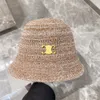 Kvinnor hink hatt designer stickad hatt lyx kvinnlig casual caps mode c sun hatt varumärke breda brim hattar sunbonnet vår sommar strandhatt