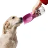 Alimentazione Bottiglia d'acqua portatile per cani da compagnia per cani di piccola taglia Alimentatore da viaggio Cucciolo di gatto Ciotola per bevande Distributore di acqua per animali domestici Forniture per animali domestici
