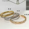 Ontwerper Van cl-ap V Gold High Edition Fanjia Caleidoscoop Smalle Armband voor Vrouwen Dikke Vergulde 18K Rose Full Diamond Clover PK47
