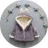 Vestes Veste pour bébé Garçons Filles Manteau d'hiver Plus Velours Rembourré Sortir Coton Fille Vêtements Pull