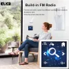 Versterker 2-kanaals 20W Klasse D In-muurversterker Audio Touchscreen Bluetooth-compatibel Smart Home Theatre-bioscoopsysteem FM-radio Aux