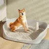 おむつトレーニングトイレ小犬用ペットトイレ小犬猫ポータブル犬トレーニングトイレパッドホルダートレイペット用品