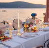Kandelaar Europese stijl eenvoudige glazen kandelaar Home Rod Wax Base Romantische eettafel decoratie Bruiloft middelpunt