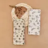 Sets HappyFlute 120*110 cm Baby Wrap Met Hoed Zachte Melkvezel En Bamboe Baby Slaapzak Pasgeboren Inbakerdeken voor 03 Maanden Baby