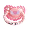 Style DDLG Adult Pacifier Lovely Big Size Silicone Adult Pacifier Adult Paci For Daddy For Girl 240219