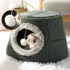 Maisons nouvelles confort de sommeil profond dans le lit de chat d'hiver Iittle Mat panier petit chien house produits animaux de compagnie