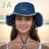 Chapeau de seau de designer JAC0UEMUS Chapeau de seau JA Le chapeau à large bord pour hommes et femmes Artichaut Bob LES CLASSICS Visière de pêcheur pliable Visière de voyage