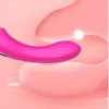 Chic double tête vibrant succion bâton de massage dispositif de masturbation rechargeable jouets sexuels féminins produits jouet 231129