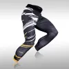 Rajstopy męskie spodnie kompresyjne męskie rajstopy legginsy do prowadzenia sportowego fitness Szybki suchy jogging trening MMA Sportswear Tshirt