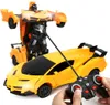 2021 New 2 in 1 RC Car Toy Transformation Robots Car Driving Vehicle Sports Cars Models Remote Control Car RC Toy Gift for Boys To4532561