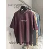 Männer Pullover Mode Paare Sommer T-shirt Balenciga Frühling und Sommer Hohe Version b Home Buchstabe r Stard Offset OS Off Shoulder Cover Rundhals 5P9L