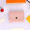 Plånbok lyxmynt visitkortshållare korthållare liten plånbok bokstäver mönster präglade snap-on designer väska paket ko läder damer retro shamalo rosa.