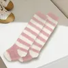 Boots 1 Pair Of Winter Warm Infant Socks Thickened Baby Long Skin-friendly Born