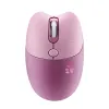 Möss söta 2 4G trådlös mus mute tecknad smal för bärbar dator anteckningsbok flicka rosa