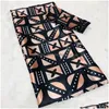 Tissu et couture dernier motif de cire africaine satin de soie pour robe impression numérique créative 42 yards/lot Xm101401 livraison directe à domicile Ga Dhaxi